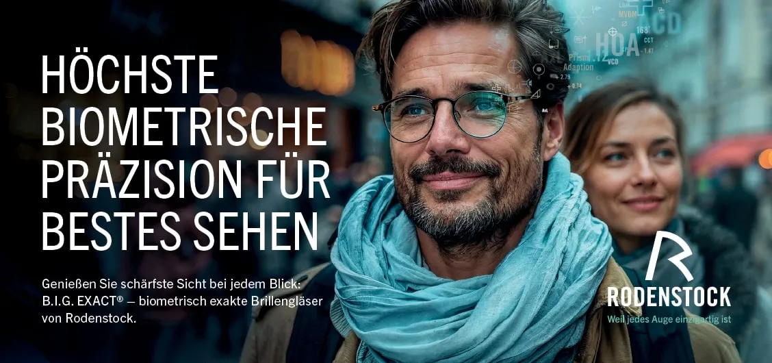 Rodenstock: Höchste biometrische Präzision für bestes Sehen
